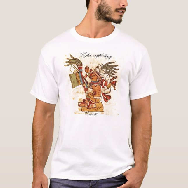 Centeotl, camiseta azteca de la mitología (Anverso)