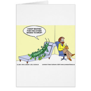 Centipede Psiquiatría Tarjetas divertidas peluches