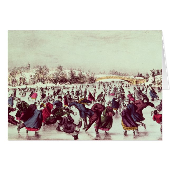 Central Park, invierno: El carnaval patinador (Anverso (Horizontal))