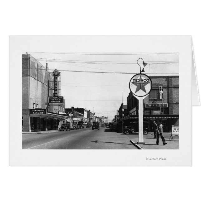 Centralia, WA Street Scene Town View Photograph (Anverso (Horizontal))