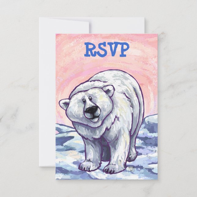Centro de Fiesta de Oso Polar Cutáneo RSVP (Anverso)