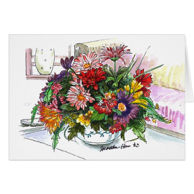 Centro de flores (Anverso (Horizontal))