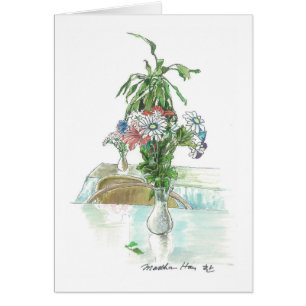 Centro de flores simple