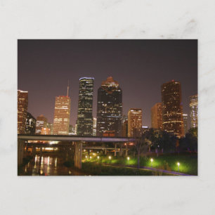 Centro de Houston - Tarjeta postal - Personalizada