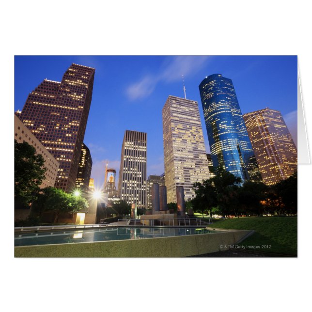Centro de Houston, Texas (Anverso (Horizontal))