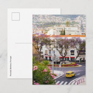 Centro de la ciudad de Funchal, postal de Madeira