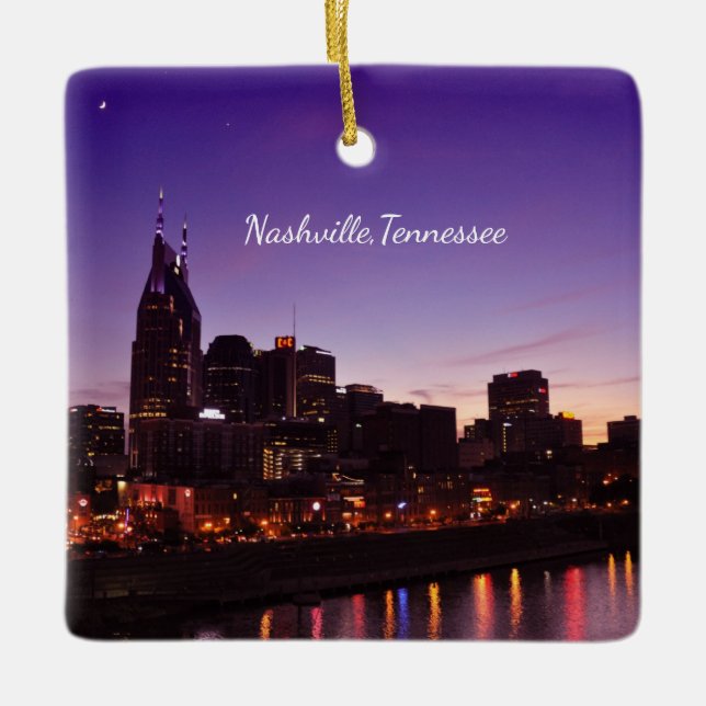Centro de Nashville, Tennessee - Ornamento cerámic (Anverso)
