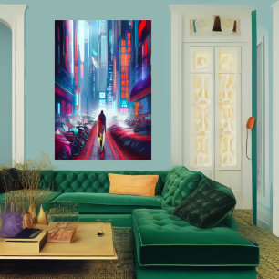 Centro de Nova Civitas   Poster de arte de IA