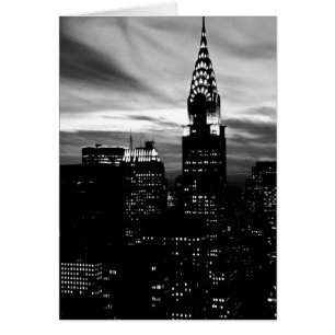Centro de Nueva York en blanco y negro