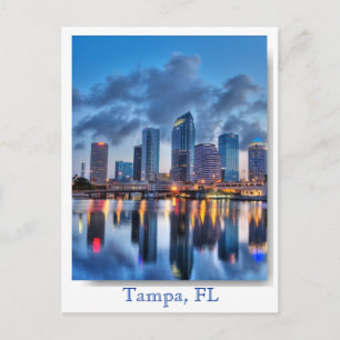 Centro de Tampa, postal de Florida Estados Unidos