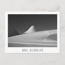 Centro Heydar Aliyev en Bakú, Azerbaiyán postal