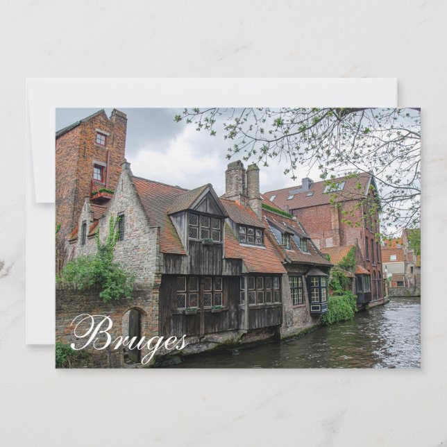 centro histórico de Brujas en Bélgica (Anverso)