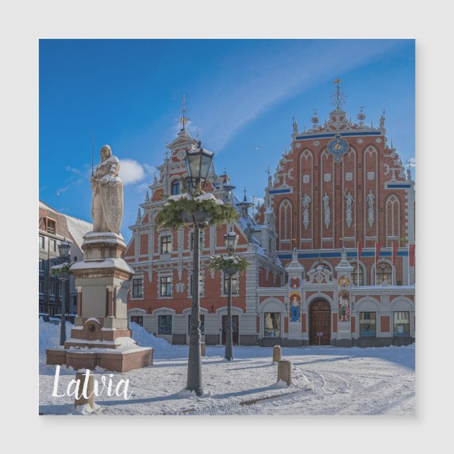 Centro histórico de Riga, Letonia (Anverso)