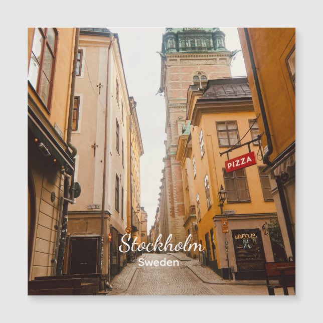 Centro histórico, Estocolmo, Suecia Recuerdo (Anverso)