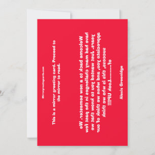 CEOFC1001: Agradecemos su tarjeta de nota