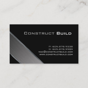 Cepillado de construcción de tarjetas de visita m