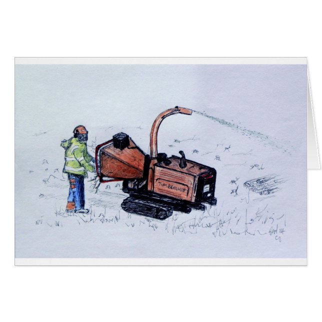 Cepillo de madera de Timberwolf (Anverso (Horizontal))