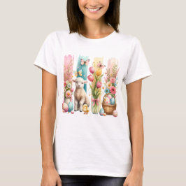 Cepillo de Pascua, camiseta feliz de Pascua