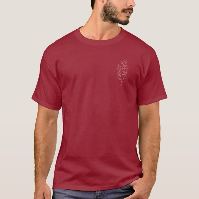 Cepillo de pintura indio camiseta de manga corta (Anverso)