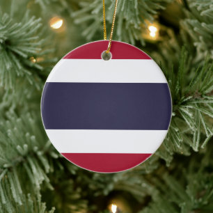 Cerámica Adorno con bandera de Tailandia