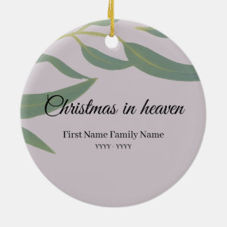 Cerámica Adorno conmemorativo de Navidad en el cielo con eu
