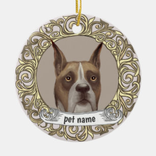 Cerámica Adorno conmemorativo para amantes de Boxer