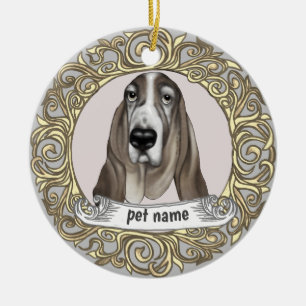 Cerámica Adorno conmemorativo para amantes de los perros Ba