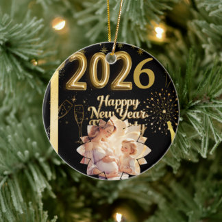 Cerámica Adorno de Año Nuevo