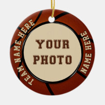 Adorno de Baloncesto Personalizado con Foto