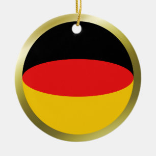 Cerámica Adorno de Bandera de Alemania