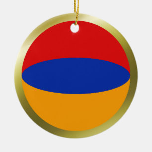 Cerámica Adorno de bandera de Armenia