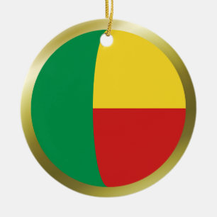 Cerámica Adorno de bandera de Benín