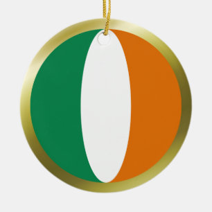 Cerámica Adorno de bandera de Irlanda