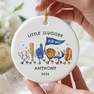 Cerámica Adorno de béisbol Little Slugger