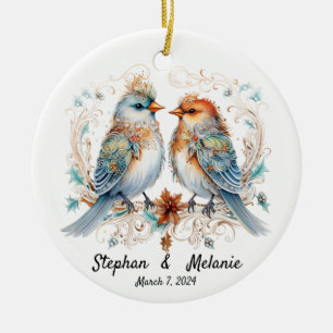 Cerámica Adorno de boda para pareja personalizado