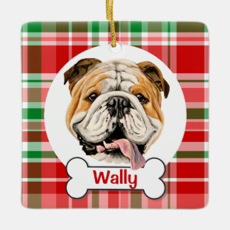 Cerámica Adorno de Bulldog Inglés