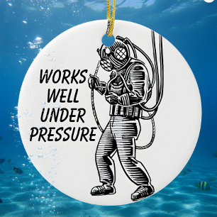 Cerámica Adorno de Buzo Divertido que Funciona Bien Bajo Pr