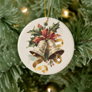Cerámica Adorno de Campanas de Navidad