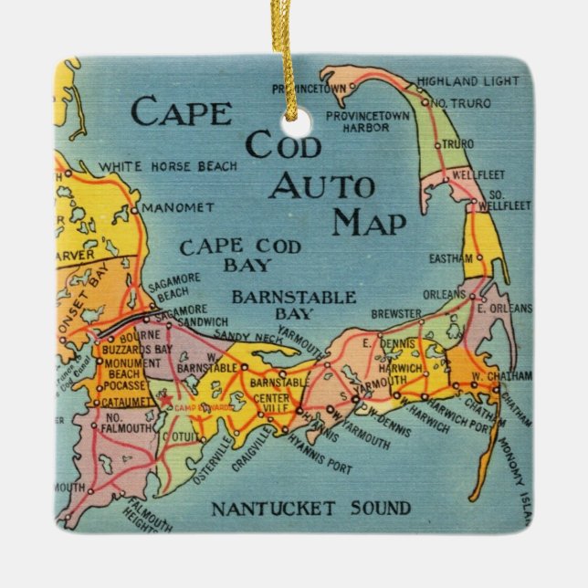 Cerámica Adorno de Cape Cod (Anverso)
