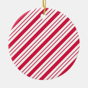 Cerámica Adorno de caramelo de Navidad con menta