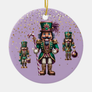 Cerámica Adorno de cascanueces navideño