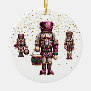 Cerámica Adorno de cascanueces navideño