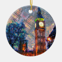 Adorno de Círculo-Big Ben