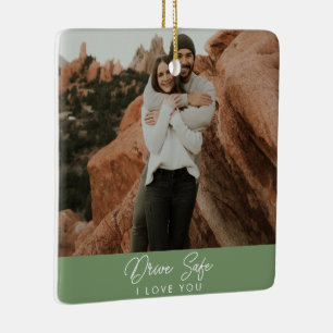 Cerámica Adorno de coche colgante de foto personalizada