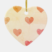 Adorno de corazón con arte de palabras de amor