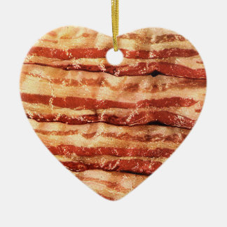 Cerámica adorno de corazón de amor de tocino