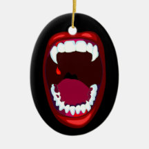 Adorno de Dientes de Vampiro Boca de Terror