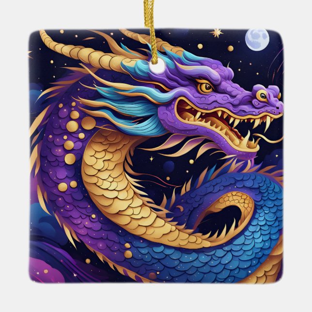Cerámica adorno de dragón celestial (Anverso)