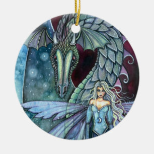 Cerámica Adorno de Dragón de Cristal por Molly Harrison