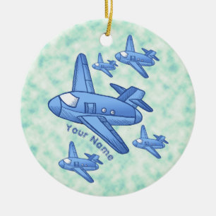 Cerámica Adorno de escuadrón de aviones
